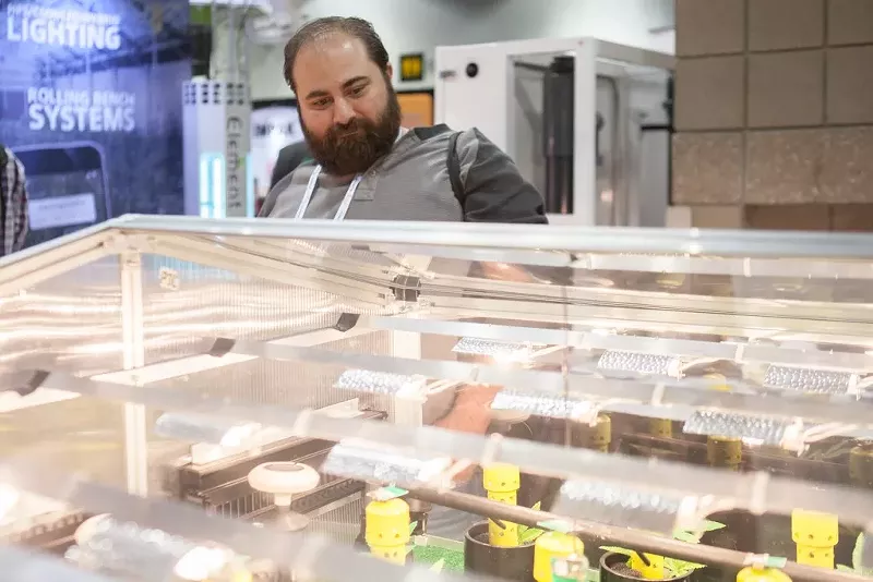 Image: Hundreds of cannabis businesses were on display at the Colorado Convention Center.