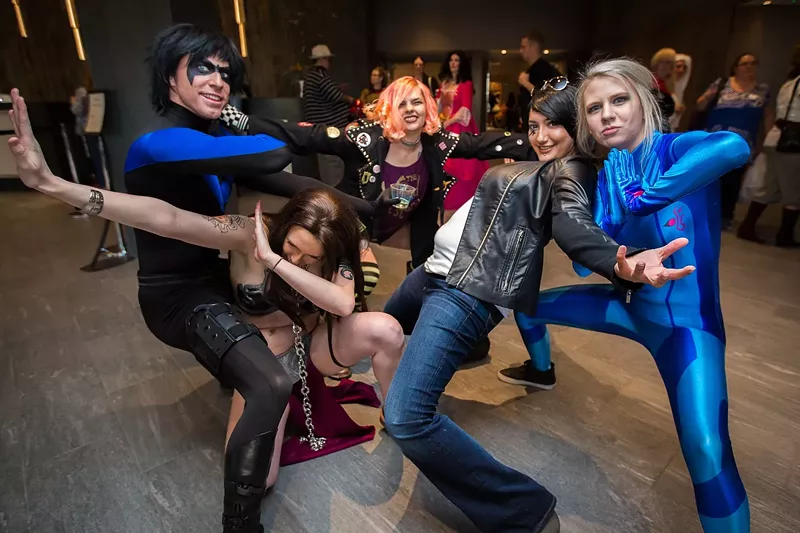 Image: The costumes take some work; the dramatic poses come naturally.