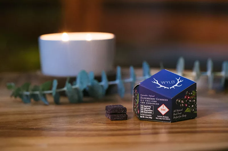 Image: Wyld makes a few different gummies people like to eat before bed, but the company's most popular nighttime snacks are infused with THC and CBN.