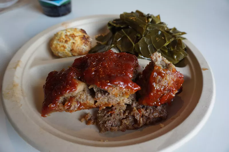 Image: We could all use a little comfort; the Kitchen Table's meatloaf doesn't disappoint.