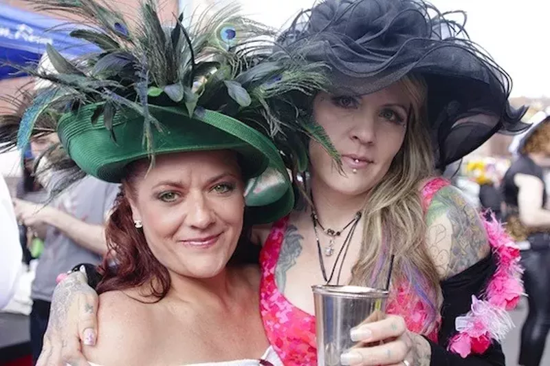 Image: Now, that's a Derby hat.