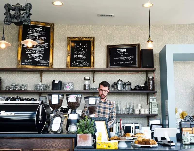 Image: Purple Door started out as a coffee shop but began roasting its own beans last year.