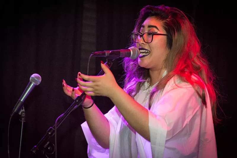 Image: The Milk Blossoms' Michelle Rocqet.