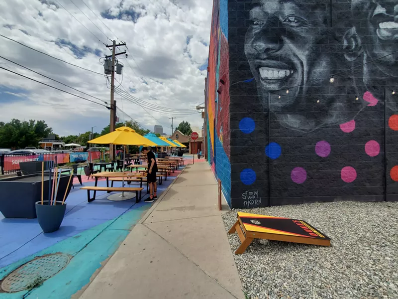 Image: Soul Street is open, but usually empty.
