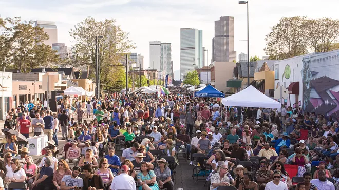 people at the Five Points Jazz Festival in Denver