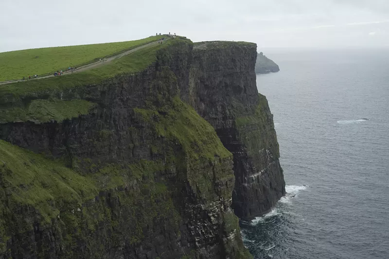 Image: The cliffs of insanity in The Princess Bride (the Cliffs of Moher, in Ireland).