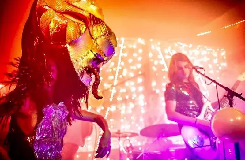 Image: Spaceface brings its trippy light show to the hi-dive on Tuesday, May 30.