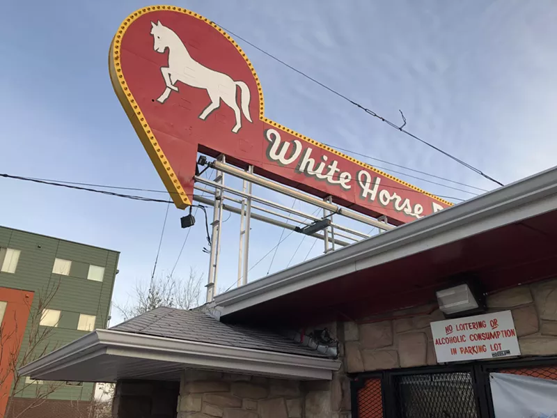 Image: The White Horse Bar has been around since 1926.