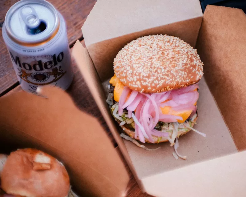 Image: Soi Kowboi's Smasharoonie burger.