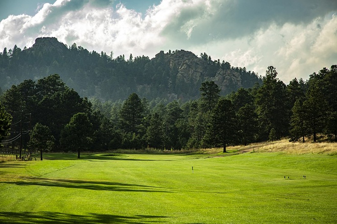 Evergreen Golf Course offers a cool reprieve on a hot day in Denver.