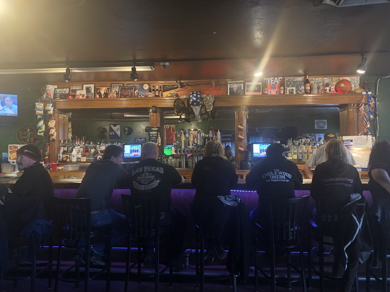 No room at the bar at Englewood Tavern on a Saturday afternoon.