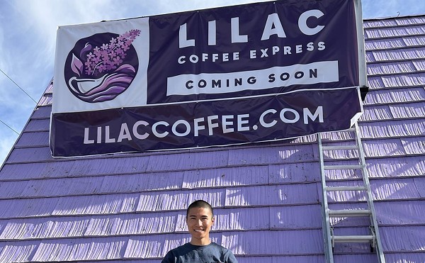 Former Bikini Barista Shop on Colfax Will Soon Open as Lilac Coffee Express