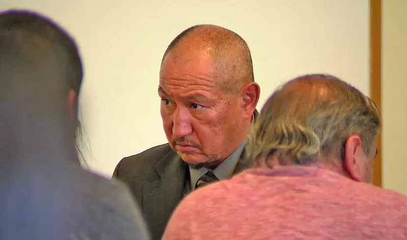 Image: Fernando Mendoza appearing in Lake County District Court.