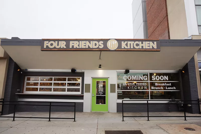 Image: It was only a year ago that the "coming soon" sign was up at Four Friends Kitchen.