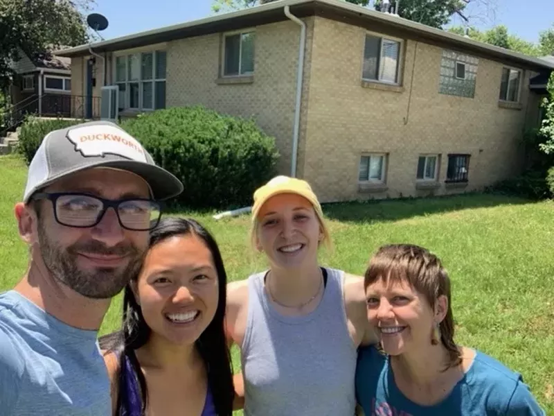 Image: Dain Holland, Lauren Howe, Laura Jacobsen and Bri Erger bought this fourplex together.