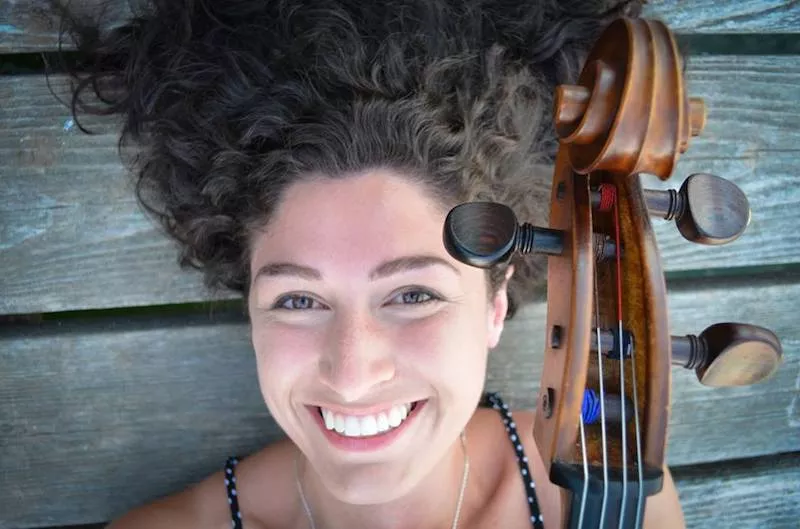 Image: Join cellist Katie Burns and her Brahms & Co bandmates at the Five Points Chamber Music Society's concert on March 28.