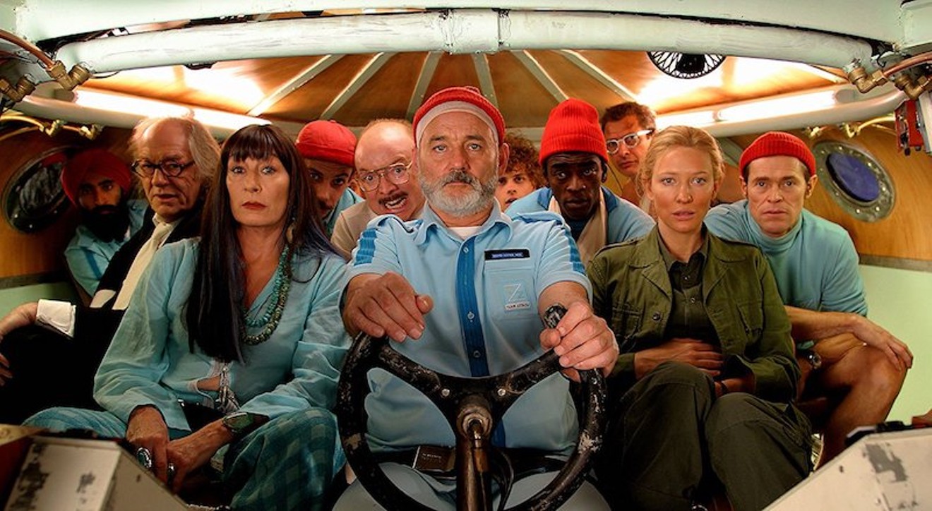Enjoy fish, chips and droll quips at Suspect Press's screening of The Life Aquatic, tonight at the Campus Lounge.