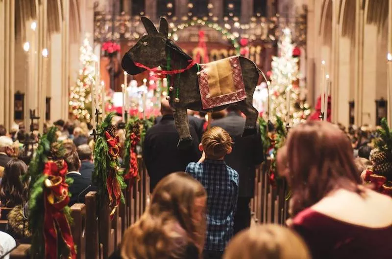 Image: Celebrate Christmas Eve with song at a ceremony tonight at Saint John's Cathedral