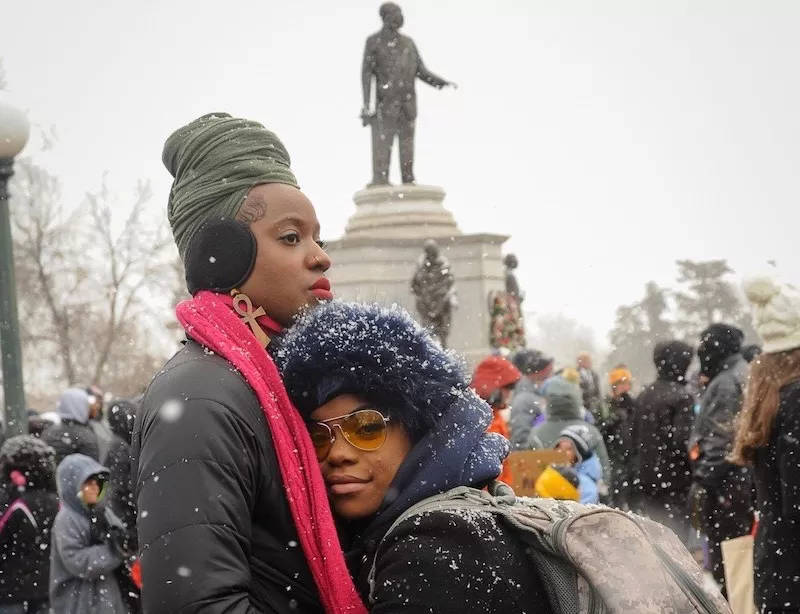 Image: Step forward for civil rights at the annual Martin Luther King Jr. Day Marade.