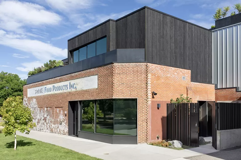 Image: A brick building