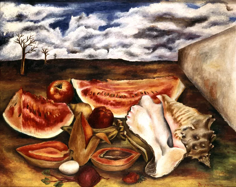 Image: María Izquierdo, “Naturaleza viva,” 1946.