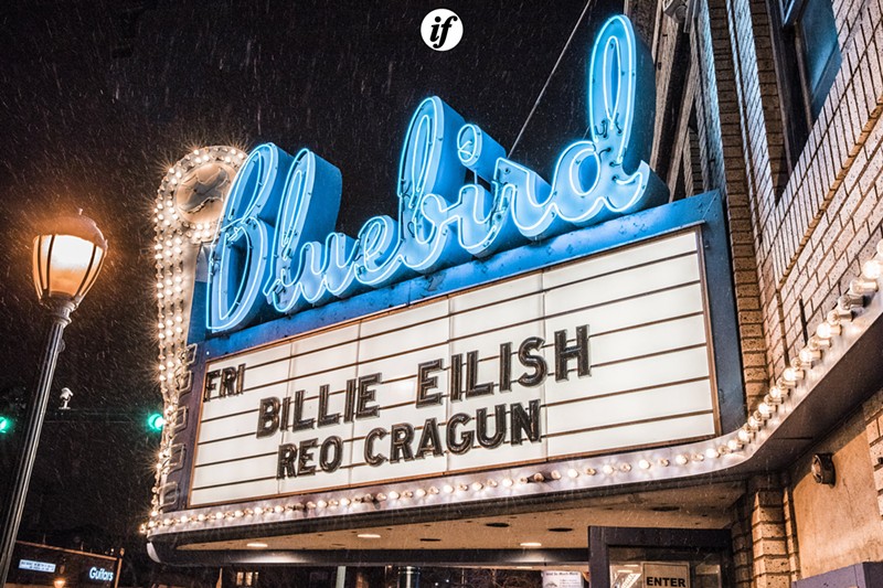 The Bluebird Theater has existed in different forms since 1915.