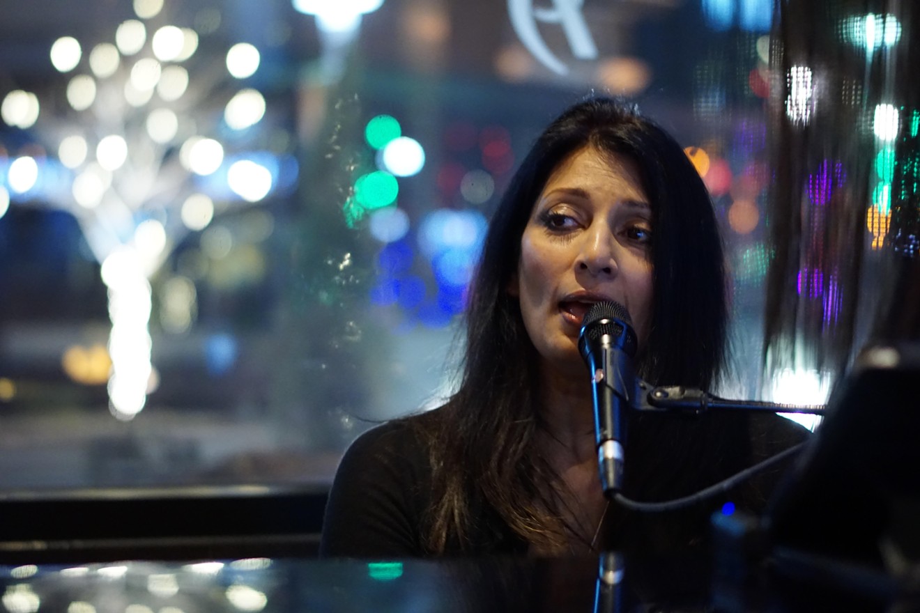 Rekha Ohal serenades at Perry's Steakhouse & Grille in Denver.