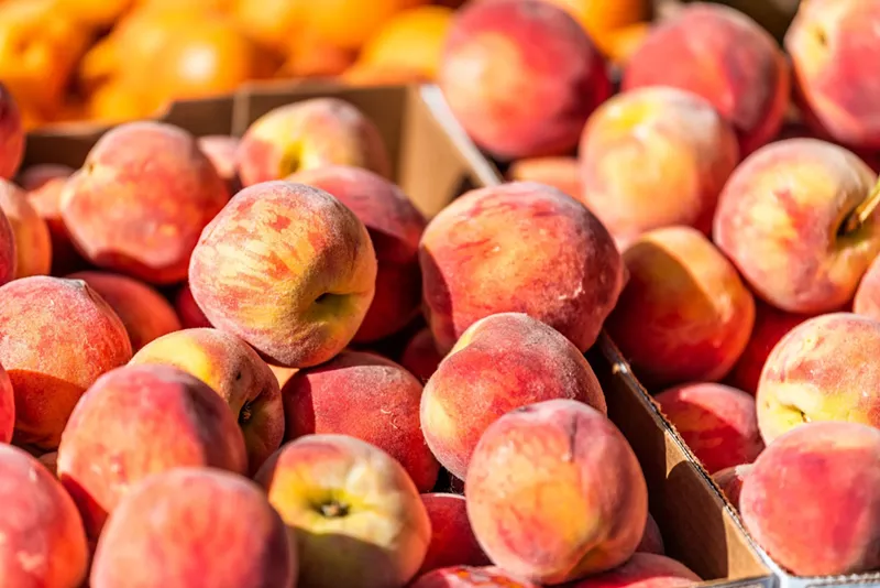 Image: lots of peaches