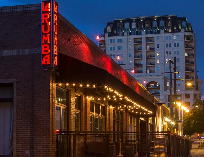 Image: outside of La Rumba in Denver
