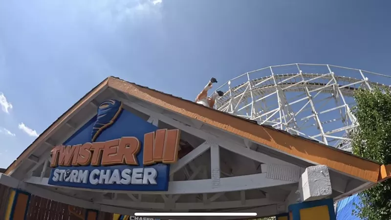 Image: Elitch Gardens recently renamed their historic wooden track roller coaster to Twister III: Storm Chaser as they keep the beloved ride alive.