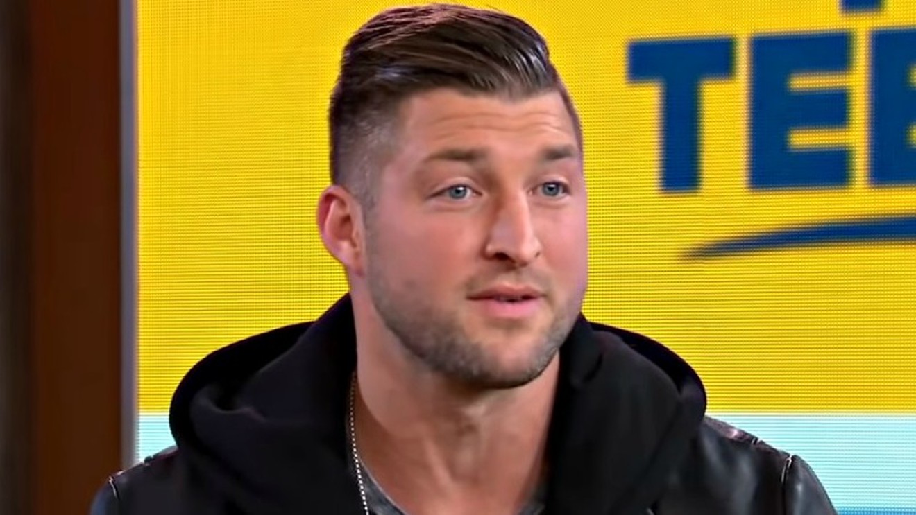 Is this the expression Tim Tebow was wearing on his wedding night?