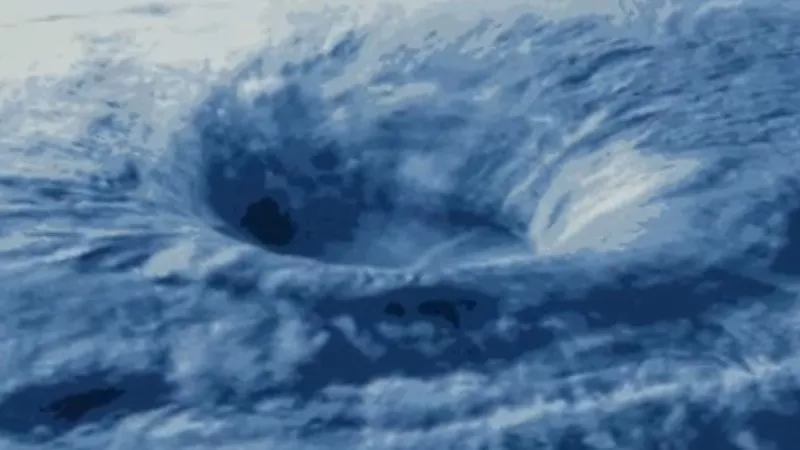 Image: One Twitter user's idea of what today's bomb cyclone will look like.