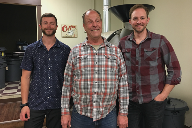 Image: Ben Glennon, Gerry Leary and Devin Jamroz present SteepFuze, a CBD-infused coffee.