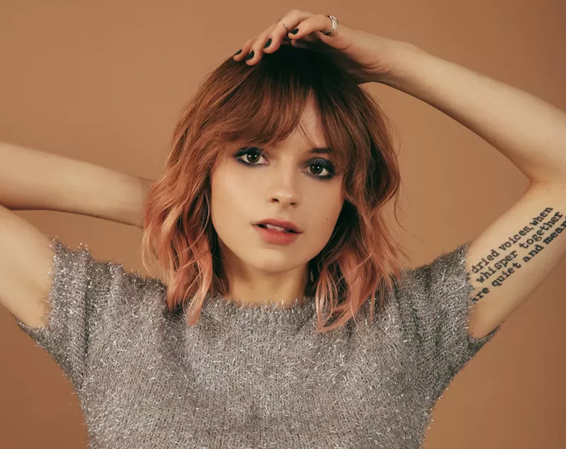 Image: Singer-songwriter Gabrielle Aplin performs at Globe Hall on Saturday, March 3.