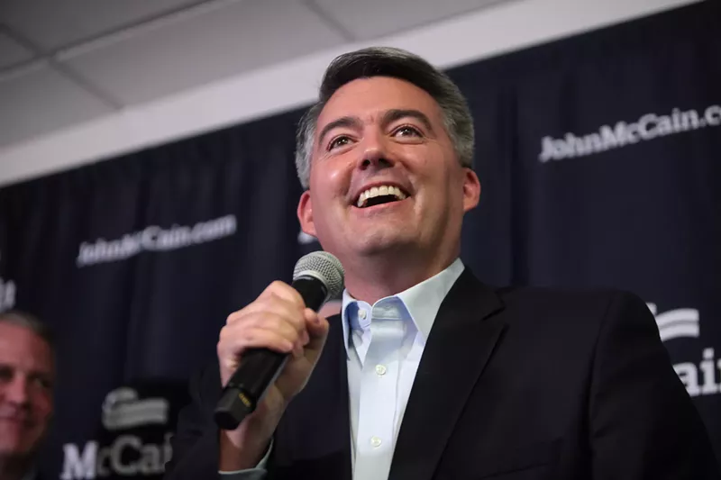 Image: Colorado Senator Cory Gardner has come around on legal marijuana.