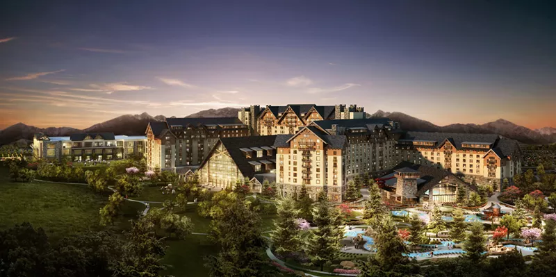 Image: The Gaylord Rockies is the largest hotel under construction in the U.S.