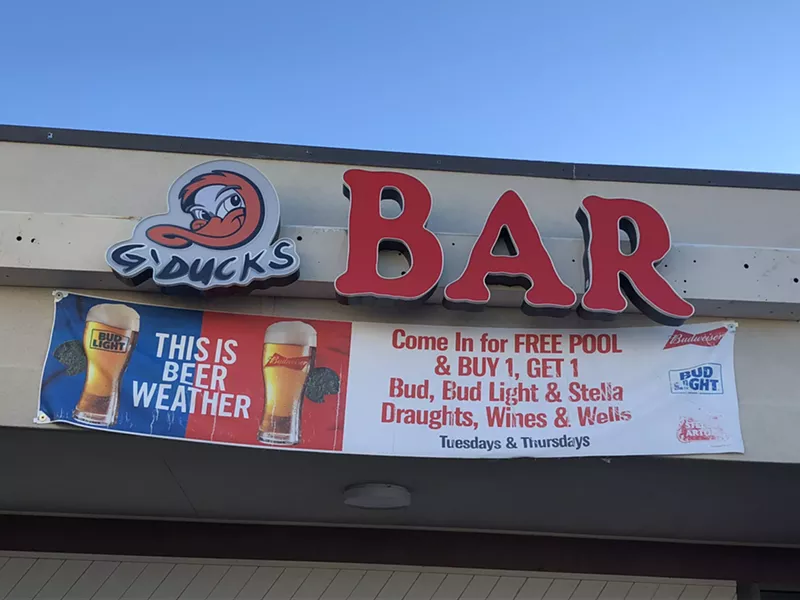 Image: G'Ducks bar is an unpretentious neighborhood spot at 15420 East Hampden Avenue in southeast Aurora.
