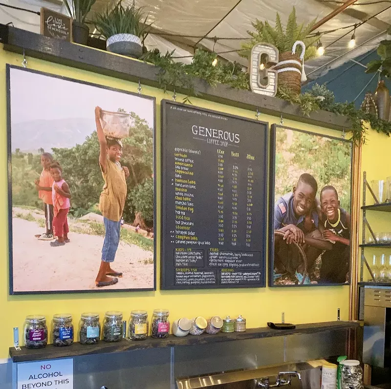 Image: Generous Coffee is now open at Wayfinder Co-op.