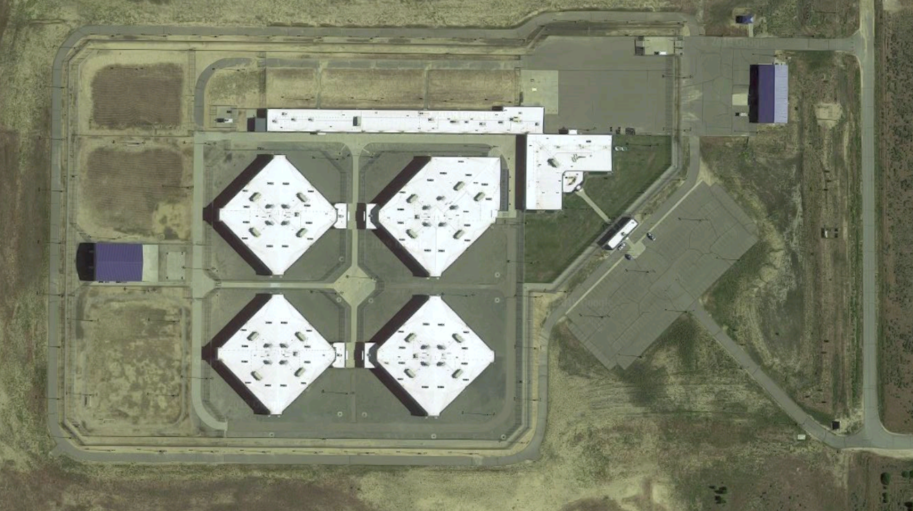 The view of Hudson Correction Facility from above.