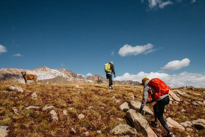 Image: Hikers exploring Colorado’s Gore Range with Osprey packs.