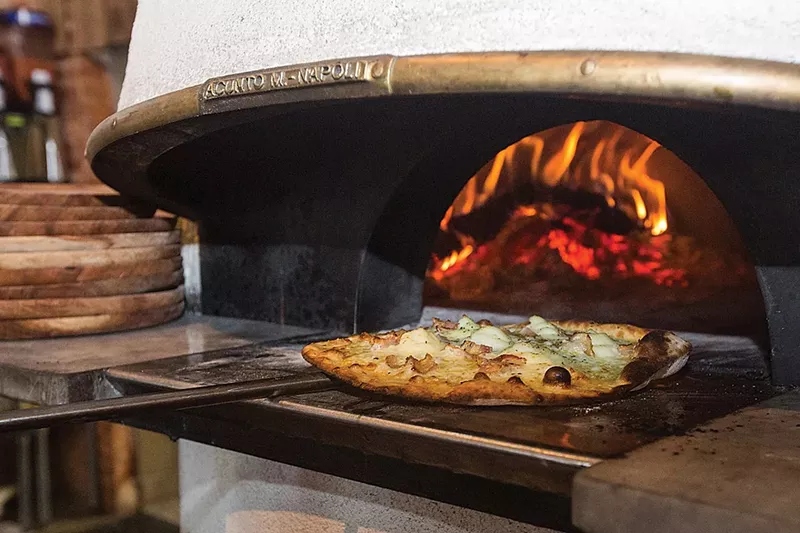 Image: The Paulie Walnuts at White Pie burns through outdated notions about pizza.