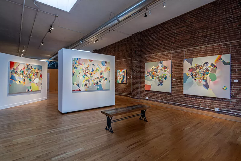 Image: Installation view of Trey Egan: Visible Levels at K Contemporary.
