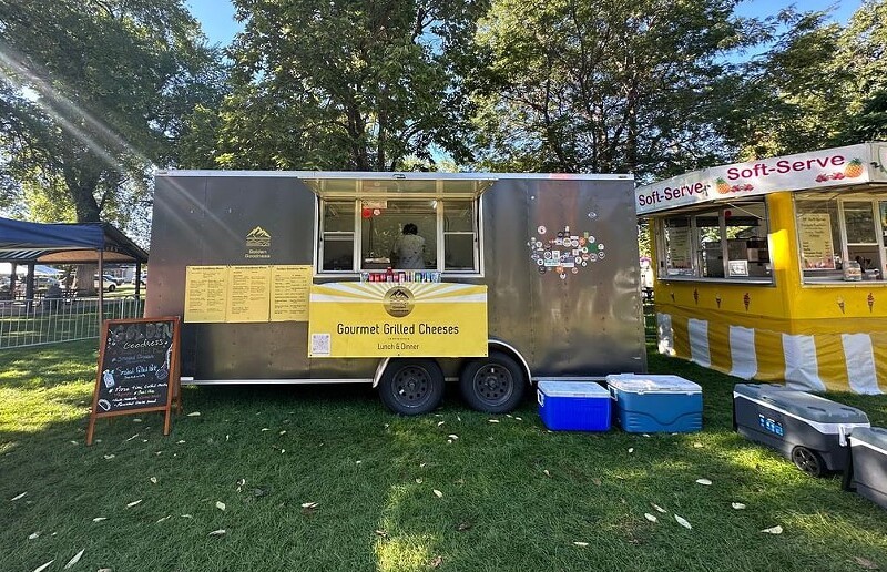 The Golden Goodness Food Truck serves up gourmet grilled cheese.