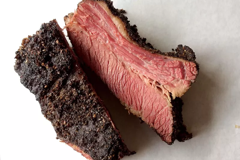 Image: Chef Jerome Skaggs is making his own pastrami for Gorgeous Deli.
