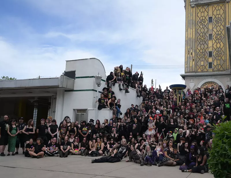 Image: People in goth attire