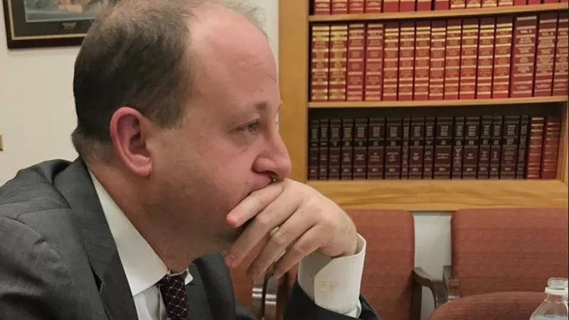 Image: Colorado Governor Jared Polis provided a COVID-19 update.
