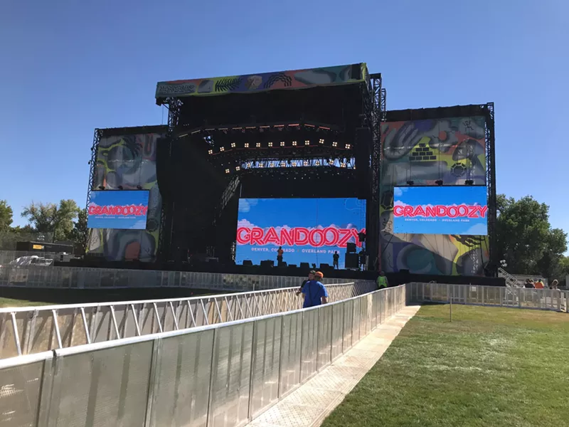 Image: Grandoozy's main stage.