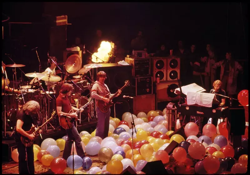 Image: A photo from a 1980 Grateful Dead concert in Oakland, one of 220 images in Eyes of the World: Grateful Dead Photography 1965-1995.