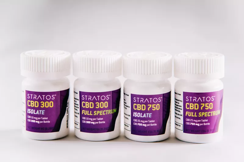 Image: Stratos used to only be available in dispensaries, but producing hemp-derived CBD products has opened more avenues.