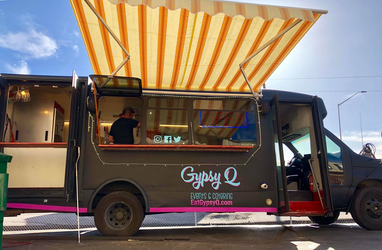 Gypsy Q was built from an old party bus.